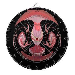 Maroon Majesty: Rustic Radiance getextureerd Afrik Dartbord