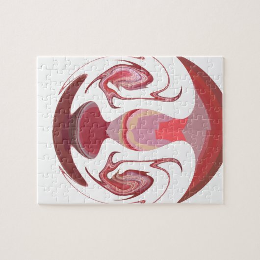 Maroon Majesty: Rustic Radiance getextureerd Afrik Legpuzzel (Horizontaal)