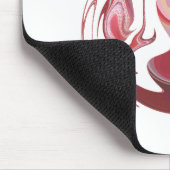 Maroon Majesty: Rustic Radiance getextureerd Afrik Muismat (Hoek)