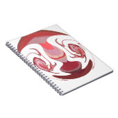 Maroon Majesty: Rustic Radiance getextureerd Afrik Notitieboek (Rechterzijde)