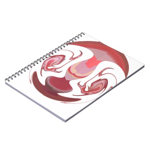 Maroon Majesty: Rustic Radiance getextureerd Afrik Notitieboek (Linkerzijde)