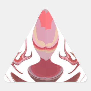 Maroon Majesty: Rustic Radiance getextureerd Afrik Sticker