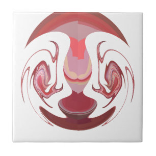 Maroon Majesty: Rustic Radiance getextureerd Afrik Tegeltje