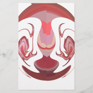 Maroon Majesty: Textured African Rustic Radiance Briefpapier