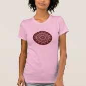 Maroon Mandala T-shirt (Voorkant)