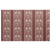 Maroon Middeleeuwse Vogel Strepen Stof (Yard (91,4 cm))