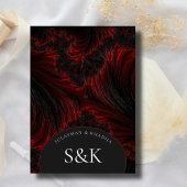 Maroon Minimale Elegante B&W Moslim Islamitische M Kaart