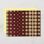 Maroon Modern Thank You Card Briefkaart (Voorkant / Achterkant)