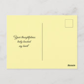 Maroon Modern Thank You Card Briefkaart (Achterkant)