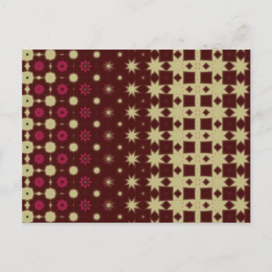 Maroon Modern Thank You Card Briefkaart (Voorkant)