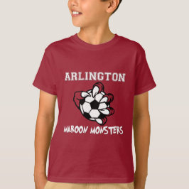 Maroon Monsters Kinder Shirt