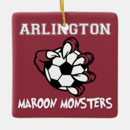 Maroon Monsters Ornament