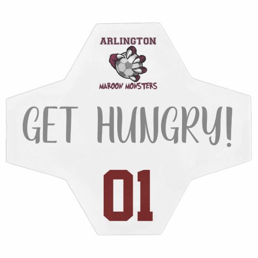 Maroon Monsters Voetbal (Enkel)