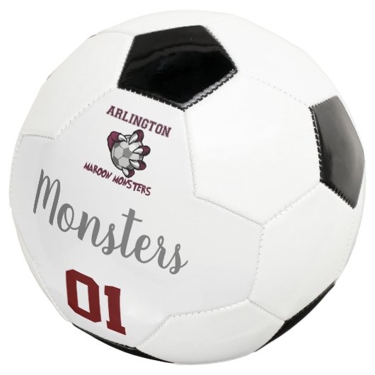 Maroon Monsters Voetbal (Drie kwart)