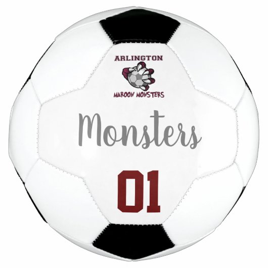Maroon Monsters Voetbal (Voorkant)