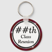 Maroon OM HET EVEN WELK JAAR, de cadeauideeën van  Sleutelhanger (Achterkant)