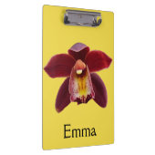 Maroon Orchids I Beauful Red Floral Klembord (Rechts)