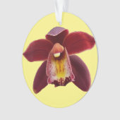 Maroon Orchids I Beauful Red Floral Ornament (voorkant)