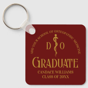 Maroon Osteopathic Medical School Afstuderen Sleutelhanger