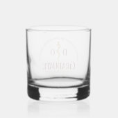Maroon Osteopathic Medical School Afstuderen Whisky Glas (Achterkant)