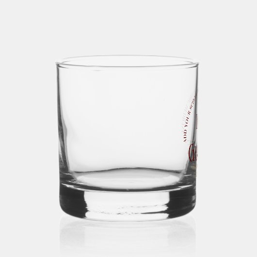 Maroon Osteopathic Medical School Afstuderen Whisky Glas (Rechts)