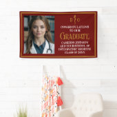 Maroon Osteopathic Medical School Graduation Party Spandoek (Insitu)