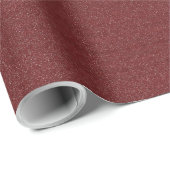 Maroon/Paars Faux Glitter Cadeaupapier (Rol Hoek)