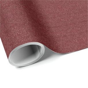 Maroon/Paars Faux Glitter Cadeaupapier