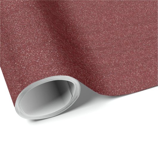 Maroon/Paars Faux Glitter Cadeaupapier (Rol Hoek)
