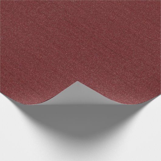 Maroon/Paars Faux Glitter Cadeaupapier (Hoek)