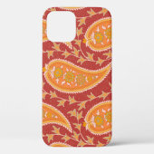 Maroon Paisley: Turks komkommer-Ornament. Case-Mate iPhone Case (Achterkant)