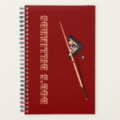 Maroon Personal Billiard Table Planner (Voorkant)