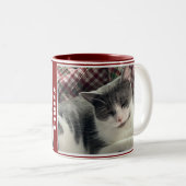 Maroon Pet Photos and Names Tweekleurige Koffiemok (Voorkant rechts)