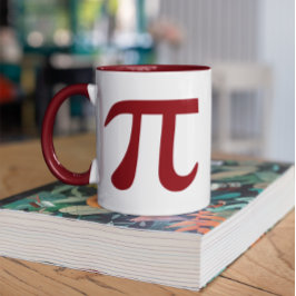 Maroon Pi-symbool Mok