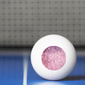Maroon Pixel Art | Drie sterren Ping Pong Ball (Net)