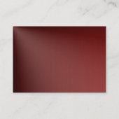Maroon-profielkaart Visitekaartje (Achterkant)