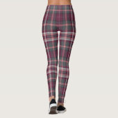 Maroon Pset Leggings vrouwen (Achterkant)