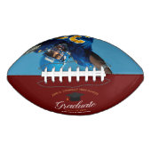 Maroon Red Afstuderen Custom 2025 Afstuderen Foto American Football (Voorkant)