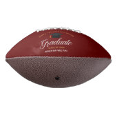 Maroon Red Afstuderen Custom 2025 Afstuderen Foto American Football (Gedraaid 270)