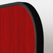 Maroon Red Bamboo Wood Grain Kijk Pickleball Paddle (Links Detail)