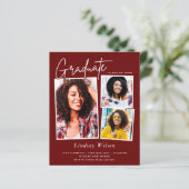 Maroon Red Girl 3 Fotografie (Staand voorkant)