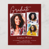 Maroon Red Girl 3 Fotografie (Voorkant)