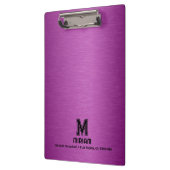 Maroon Red Metallic textuur aangepaste zwarte teks Klembord (Links)