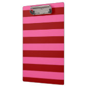 Maroon Red Pink Stripes Design Klembord (Links)