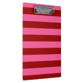 Maroon Red Pink Stripes Design Klembord (Rechts)