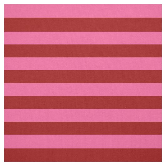 Maroon Red Pink Stripes Design Stof (Swatch)