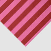 Maroon Red Pink Stripes Design Tissuepapier (Detail)