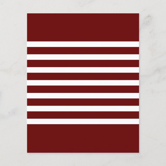 Maroon Red White 3 Fotografie (Achterkant)