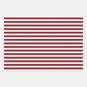 Maroon rood aangepaste gelukkige verjaardag met li inpakpapier vel (Voorkant 3)