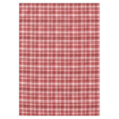 Maroon, rood en roze tartan tafelkleed (Voorkant)